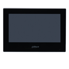 Post interior videointerfon IP, 7 inch LCD, PoE, Negru - Dahua VTH2621G-P