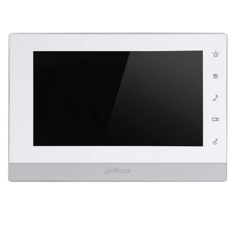 Post interior videointerfon IP 2 fire, ecran tactil 7 inch, stocare Micro SD - Dahua VTH5222CH-S1