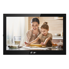 Post interior videointerfon IP, Android, LCD 10inch, Wifi, Micro SD, PoE, Negru - Dahua VTH5341G-W