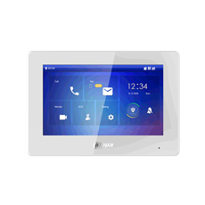 Post interior videointerfon IP, Wi-Fi, 2 fire, 7inch LCD, Card, Alb - Dahua VTH5422HW-W