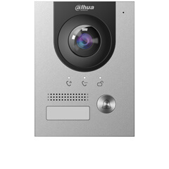 Post exterior videointerfon IP, 2MP, cablaj pe 2 fire, card, 1 familie, PoE, IR - Dahua VTO2202F-P