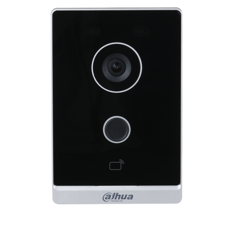 Post exterior videointerfon IP 2MP, cititor card, PoE, IR si control 2 yale - Dahua VTO2211G-P