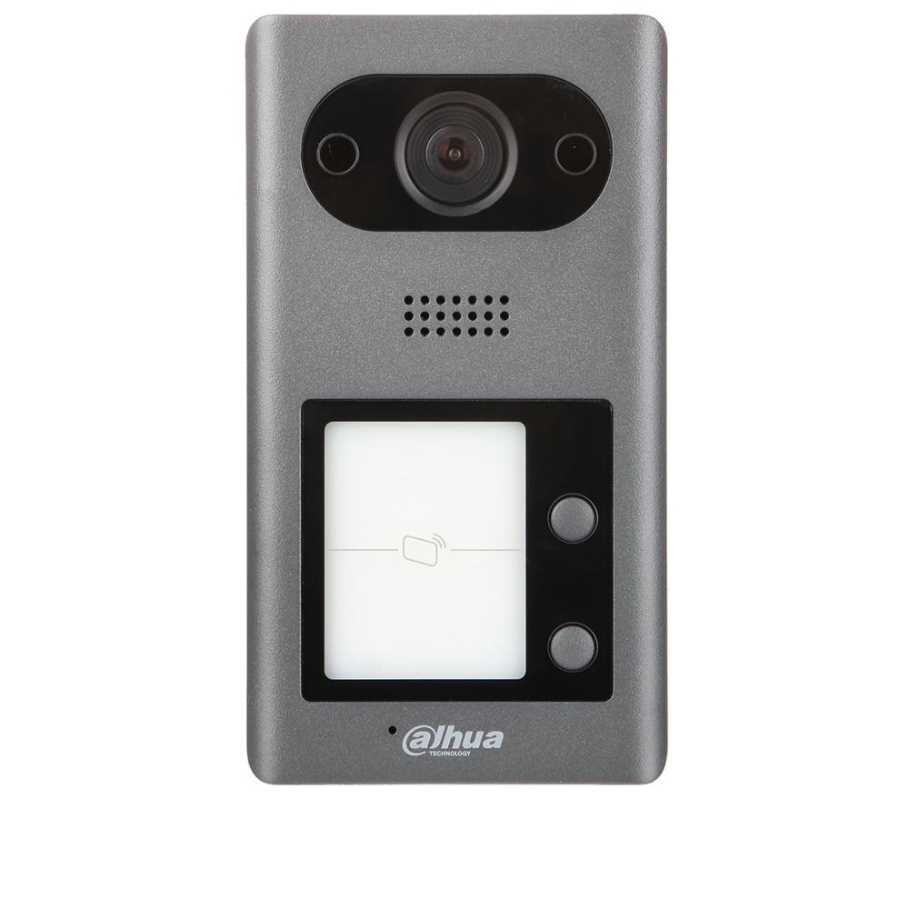 Videointerfon IP 2 familii cu camera 2MP, cititor card, PoE, IR si aplicatie mobila - Dahua VTO3211D-P2-S2-RMA