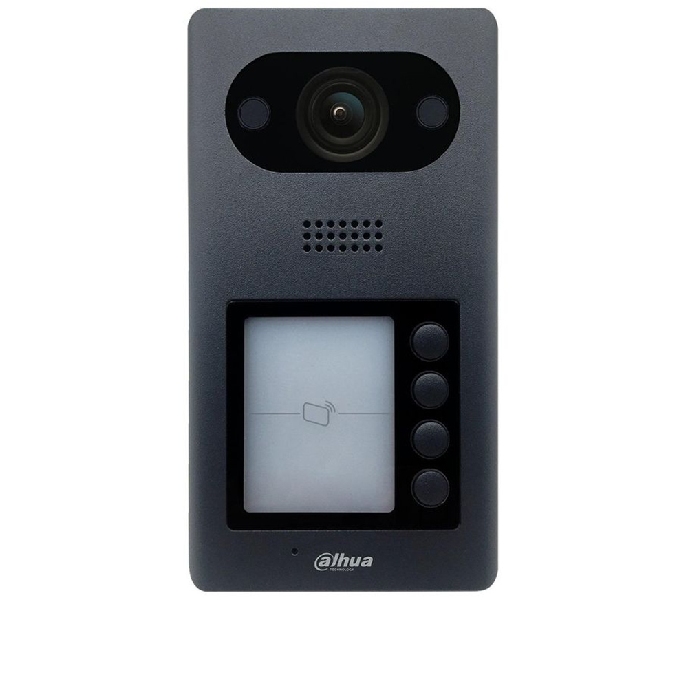 Videointerfon IP 4 familii cu camera 2MP, cititor card, PoE si aplicatie mobila - Dahua VTO3211D-P4-S2