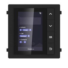Modul afisaj LCD TFT pentru Interfon modular - HikVision DS-KD-DIS