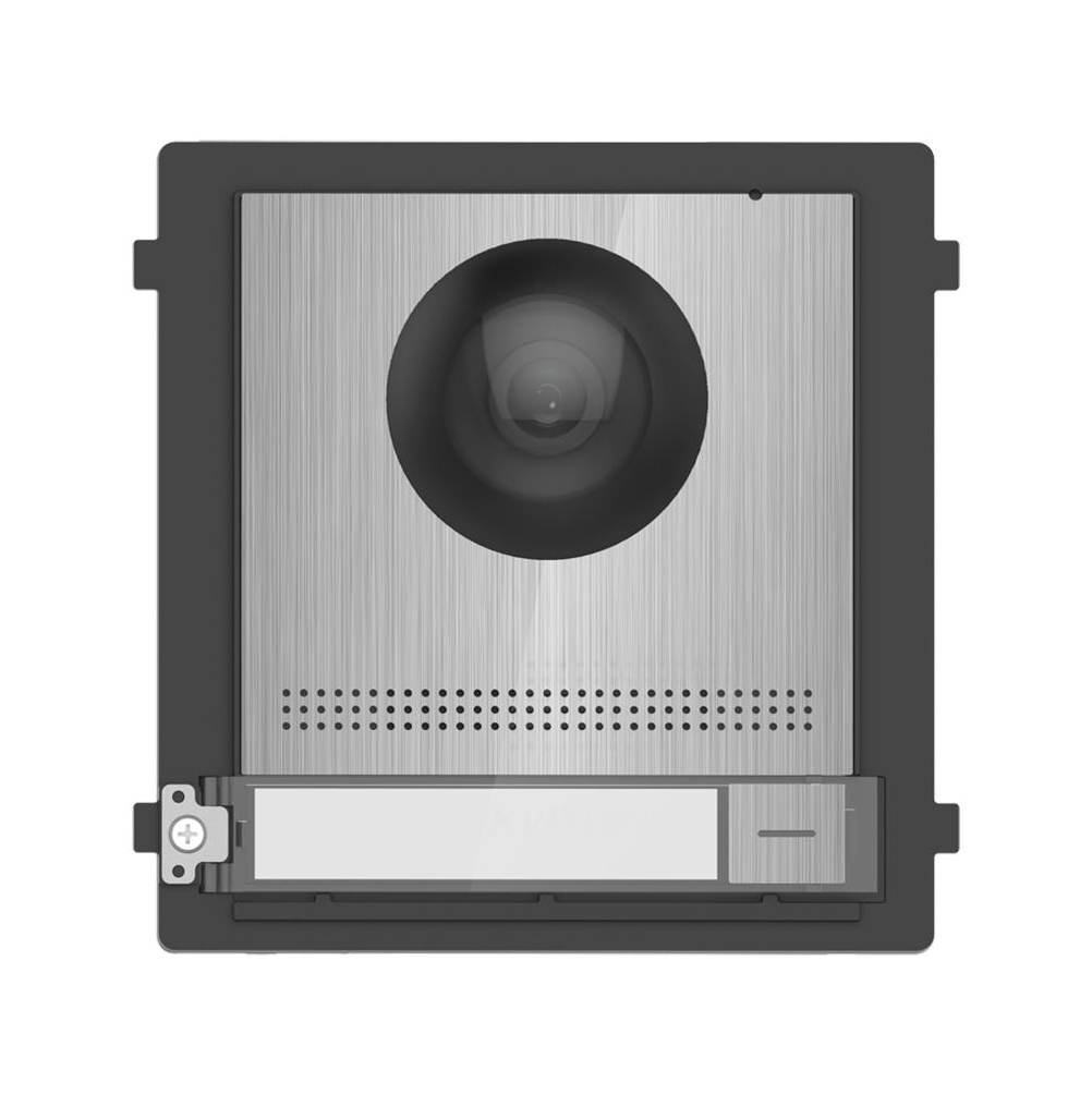 Videointerfon modular IP cu camera 2MP, unghi 180°, IR, PoE si 2 relee - HikVision DS-KD8003-IME1/S