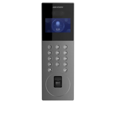 Post exterior videointerfon cu recunoastere faciala, amprenta, card - HikVision DS-KD9203-FE6