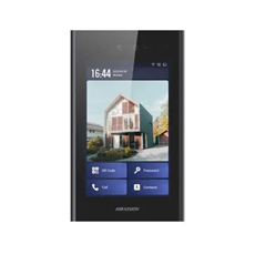 Post exterior videointerfon cu recunoastere faciala, ecran 8 inch, IP65 - HikVision DS-KD9403-E6