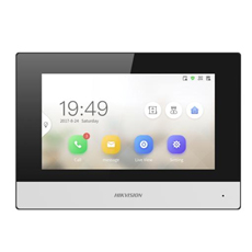 Post videointerfon IP, 2 Fire, ecran tactil 7inch, Wi-Fi, Linux, Card - HikVision DS-KH6320Y-WTE2