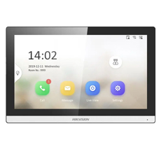 Post interior videointerfon, ecran tactil 7inci, Wireless, Card, 1024Ã—600 - HikVision DS-KH6350-WTE1