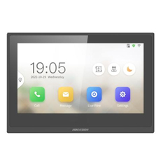 Post interior videointerfon 7inch, IP, ecran tactil, Wi-Fi, Linux, Card- HikVision DS-KH6351-WTE1
