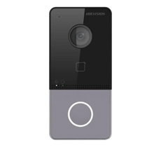 Post exterior videointerfon IP, 2MP, 1 familie, IC Card, IR, Aparent - HikVision DS-KV6113-WPE1(C)