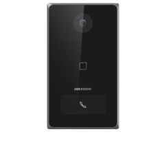Panou exterior videointerfon, Wi-Fi, 2MP, IR 2.5m, 1 familie, PoE- HikVision DS-KV6133-WME1-Aparent