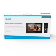 Kit videointerfon hibrid IP WiFi, 2MP, ecran 7inch, 1 familie, aparent, PoE-HikVision HiLook VI-K23P