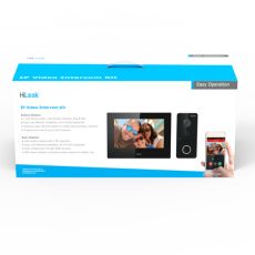 Kit videointerfon IP Full HD cu ecran tactil 7inch și control din aplicație-HikVision HiLook VI-K43P