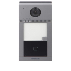 Post exterior videointerfon IP, Wireless, 2MP, 1 familie, PoE, Mifare, IR - HikVision DS-KV8113-WME1