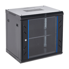 Cabinet metalic-Rack 12U-Negru RAL 9004, Perete, 600x450x635mm  - ASYTECH Networking ASY-12U-6045WL
