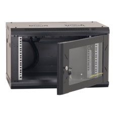 Cabinet metalic 600x600, 4 Unitati, Negru, Neasamblat - ASYTECH Networking ASY-4U-6060W