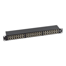 Patch Panel 2U, FTP cat6, 48 porturi RJ45 complet ecranat - ASYTECH Networking ASY-PP-FTP6-48