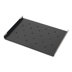 Raft fix rack 19inch, 800mm, sarcina 30kg, otel laminat, negru - ASYTECH Networking ASY-S-800F