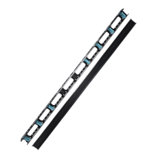 Organizator cabluri vertical, rack 800 mm, metalic, 2 buc - ASYTECH Networking ASY-VCM-42