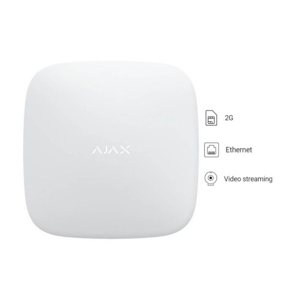 Centrala alarma Wireless, retea, SIM 2G, photo verification, aplicatie mobil - Ajax Hub2