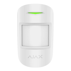Detector de miscare wireless cu dubla tehnologie, alb - Ajax MotionProtect Plus