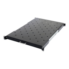 Raft mobil pentru rack podea 600mm, culoare negru RAL9004 - DATEUP Raft-Glisant-600