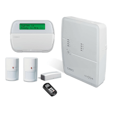 Kit Alarma antiefractie wireless, tastatura WT5500, 2 detectori WLS4904, telecomanda - DSC Alexor
