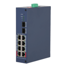Switch Gigabit 8 porturi PoE + 2 Uplink SFP,  2x90W PoE, 110W, cu management - Dahua CHS4210-8GT-110
