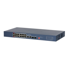 Switch cu management Cloud, 16xRJ45 Gbit PoE, 2xRJ45 Uplink, 2xSFP, 190W, PoE Watchdog - Dahua CS4220-16GT-190