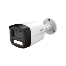Camera 5MP FullColor, Exterior, Lumina Alba 40m, Microfon, 3.6mm - Dahua HAC-HFW1509TLM-A-LED