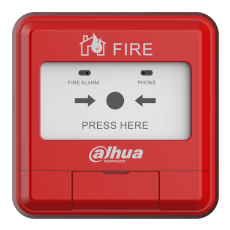 Buton manual adresabil alarmÄƒ incendiu, 24V DC, roÈ™u - Dahua HY-1200