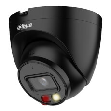 Camera IP 6MP, Exterior, LED / IR 30m, Smart Dual Light, Mic, PoE, 2.8mm - Dahua IPC-HDW1639T-A-IL-0280B-S6-BLACK