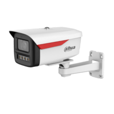 Camera IP 4MP, Exterior, WizSense, LED 50m, Card, Mic, PoE, 6.0mm, SMD Plus - Dahua IPC-HFW2449M-S-LED-0600B-B-PRO