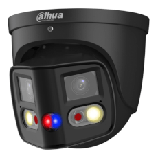 Camera IP 2x4MP, Exterior, IR 25m, Card, Mic, Difuzor, PoE, 2.8mm - Dahua IPC-PDW3849-A180-E2-AS-PV-0280B-Black