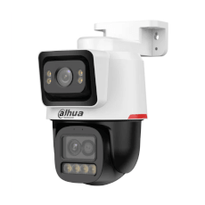 Camera IP 4MP + 2MP, Ext, LED 50m, Card, Mic, Difuzor, SMD+, PoE - Dahua IPC-PTS2449C-4E3Z-S-PV-LED-0280B/3684-PRO