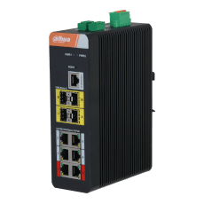 Switch PoE industrial cu management 120W, 6xRJ-45 si 4xSFP, L2 - Dahua IS4410-6GT-120