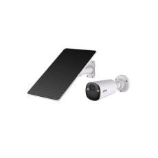 Camera IP Wi-Fi 6, 4MP, Panou Solar, 2.1 mm, IR 15 m, LED 20 m, Mic, Difuzor, Card  - Dahua KIT/BF4CP-0210B/M0508