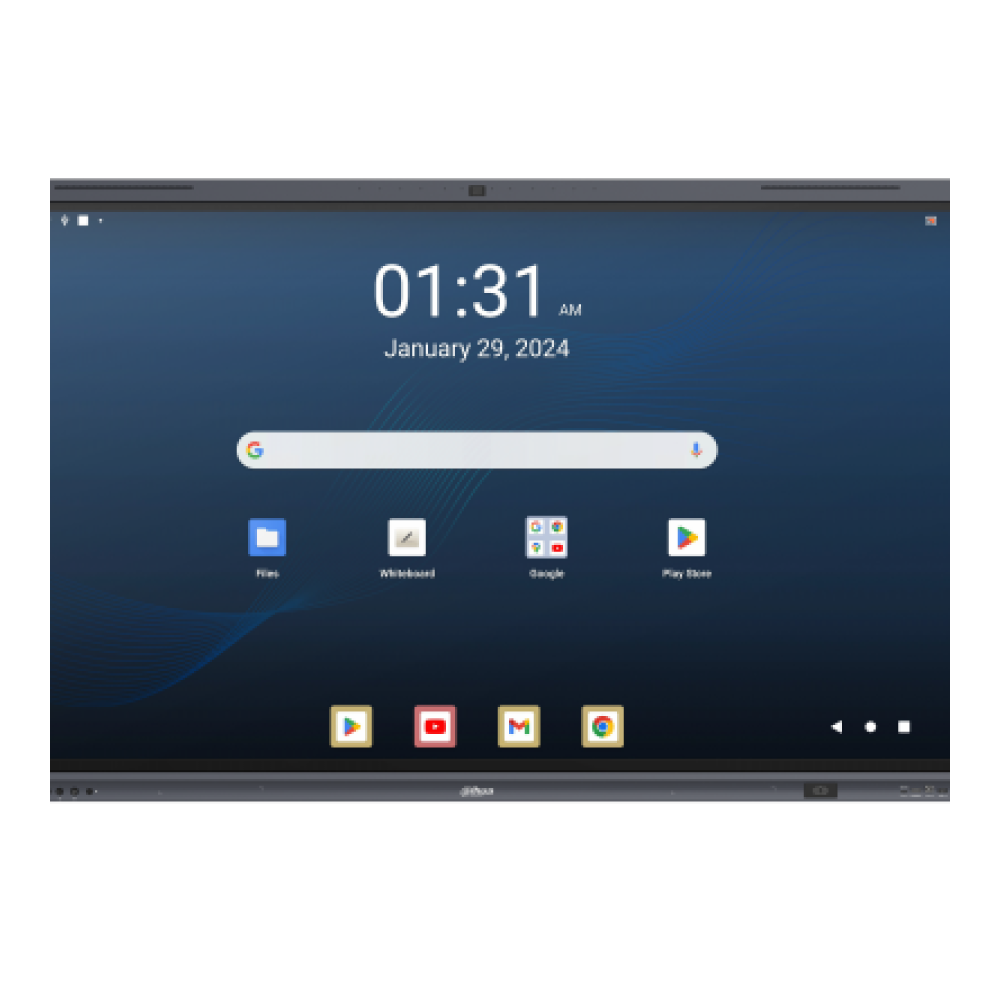 Tablă interactivă 65 inch 4K UHD, Android 15, 48MP, 8 GB RAM, 128 GB ROM, difuzoare integrate - Dahua LPH65-MC480-U