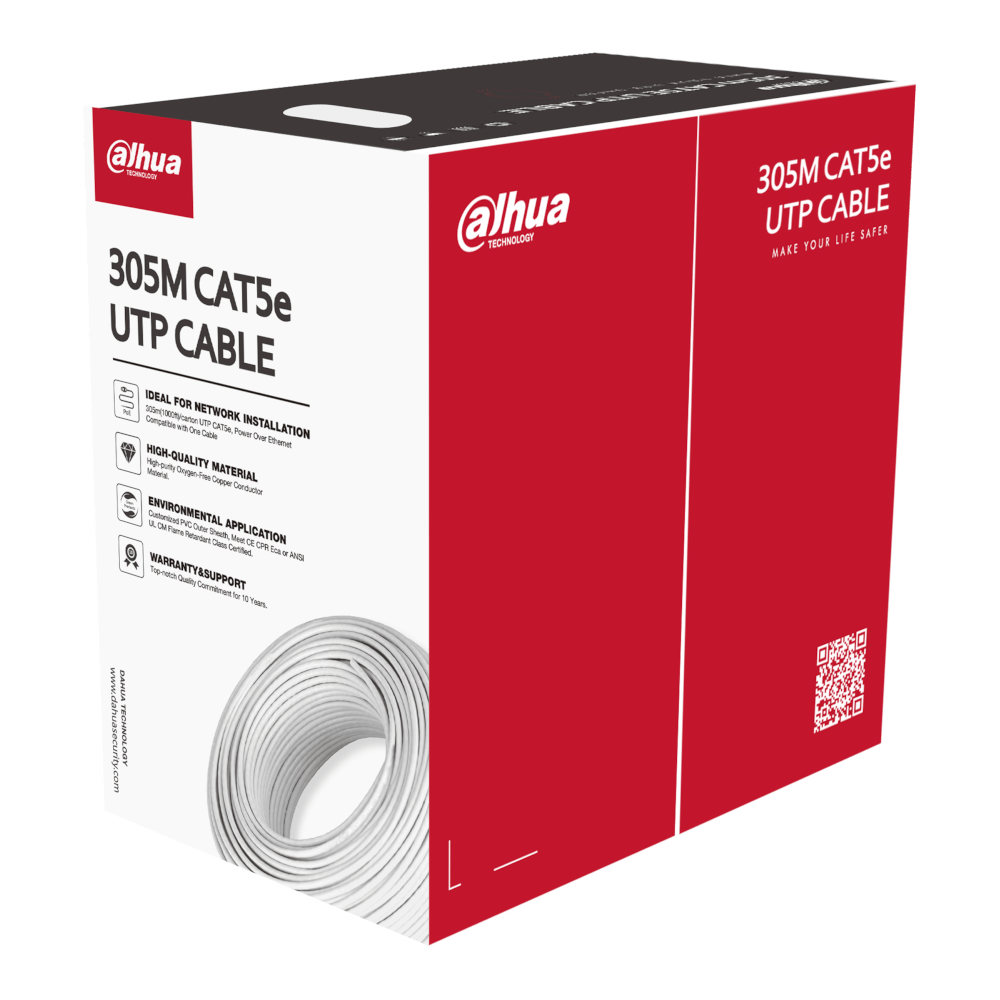 Cablu UTP CAT5e, cupru, 305 metri - Dahua PFM920I-5EU-U