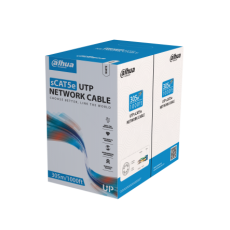 Cablu retea U / UTP Cat5e, cupru, 305 m, alb, PoE, 25 AWG, PVC - Dahua PFM920I-5EUN-white