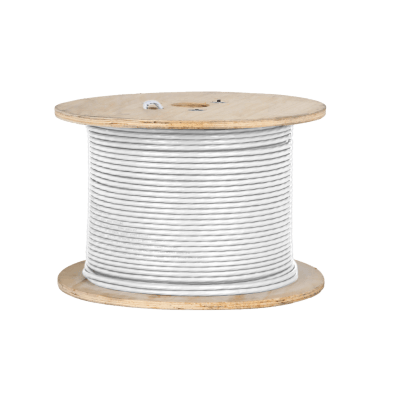 Cablu rețea U/UTP Cat6A, 305m, Cupru 23AWG, PoE, CPR Eca, alb - Dahua PFM920I-6AU-C