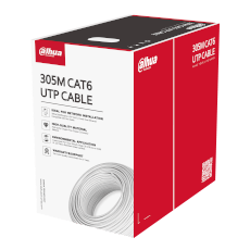  Cablu UTP Cat.6, 305m, retea de mare viteza - Dahua PFM922I-6UN-C (White)