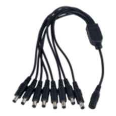 Splitter alimentare 1-to-8, 5.5x2.1 mm, 12V, 5A - Dahua PFM979-1S8P