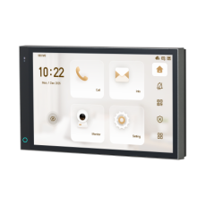 Monitor videointerfon IP tactil, 7 inch IPS, WiFi 6, PoE, Card, gri - Dahua VTH5721A-WP