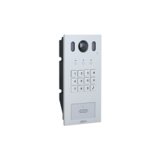 Post exterior videointerfon IP, 2 fire, cameră 2MP, tastatură, Card, PoE, IP65, IK08 - Dahua VTO3222E-P