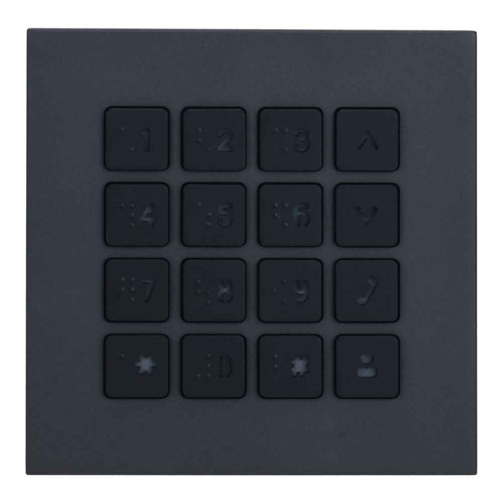 Modul tastatura control acces cod PIN pentru post exterior videointerfon IP - Dahua VTO4202FB-MK