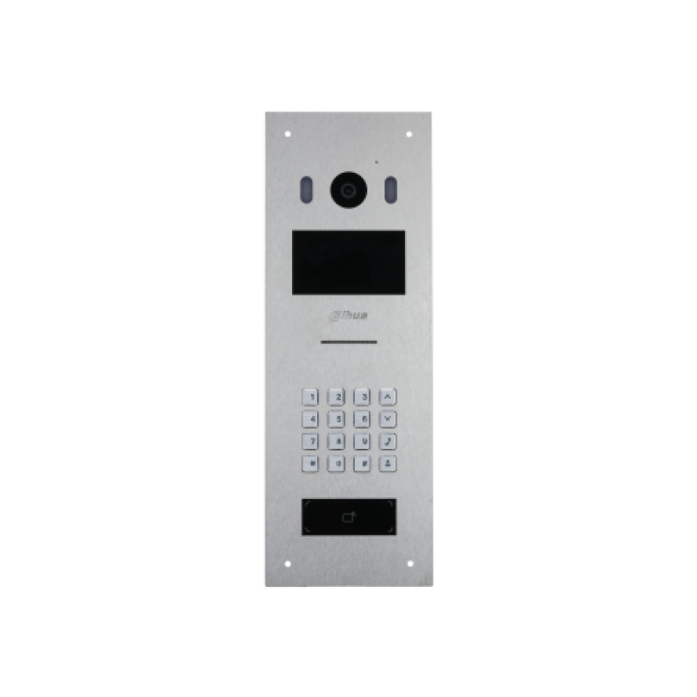 Videointerfon de exterior IP, 2MP, ecran 4,3inch, Mifare, cod PIN, cod QR - Dahua VTO6521K
