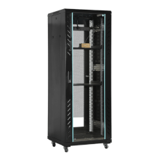 Rack de podea 42U 800x800 usa sticla/perforata - DataLink Rack-42U-800x800